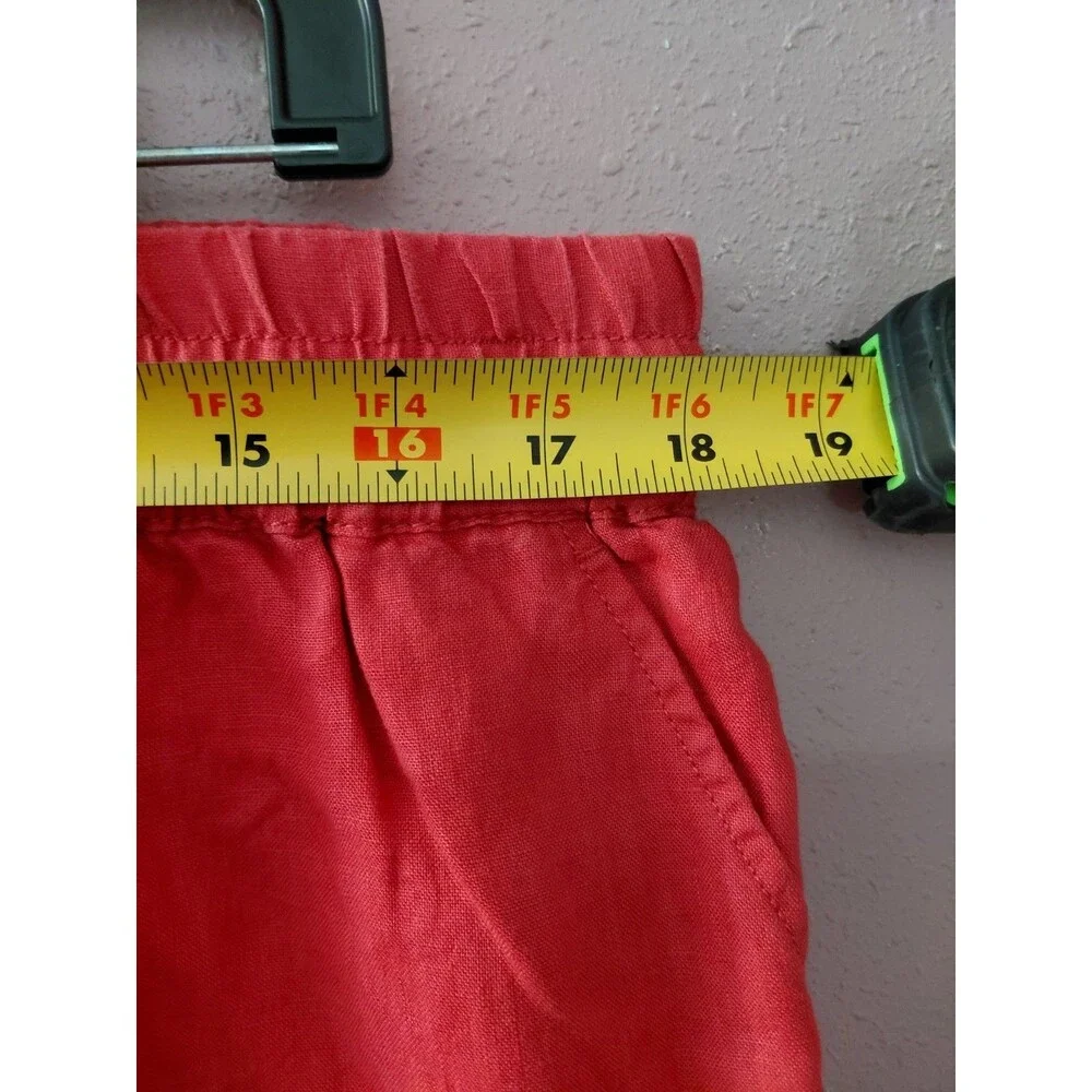 St. Tropez West 100% Linen Knee Length Skirt Size XL - Picture 7 of 9